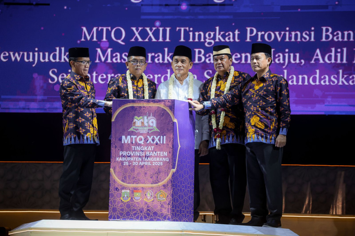 Dibuka Wamenag, Gubernur Banten Andra Soni Sebut MTQ Upaya Membumikan Al -Qur'an