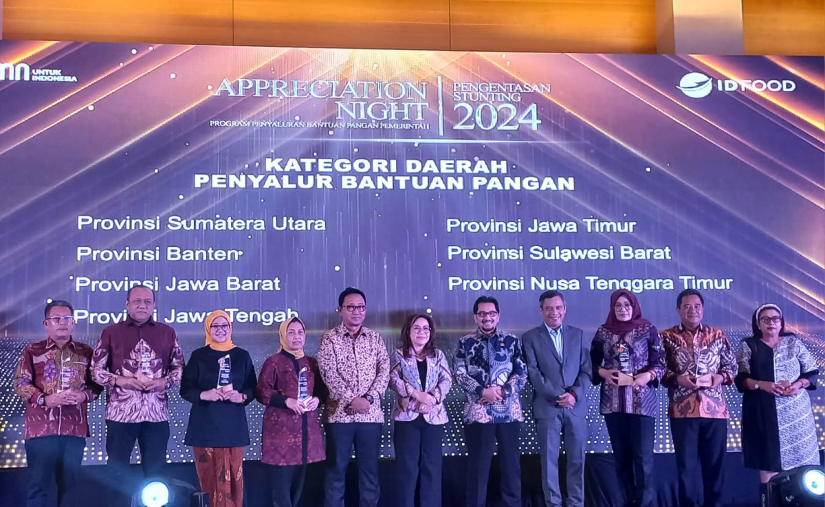 Provinsi Banten Raih Apresiasi Sebagai Daerah Penyalur Bantuan Pangan Pengentasan Stunting oleh ID FOOD