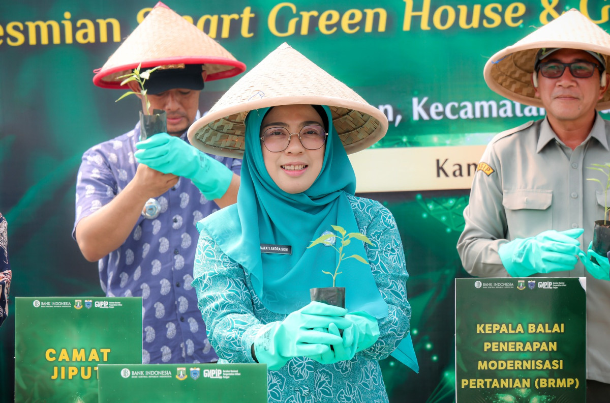 Ketua TP PKK Provinsi Banten Tinawati Andra Soni Ajak Ibu Rumah Tangga Memaksimalkan Pekarangan Rumah