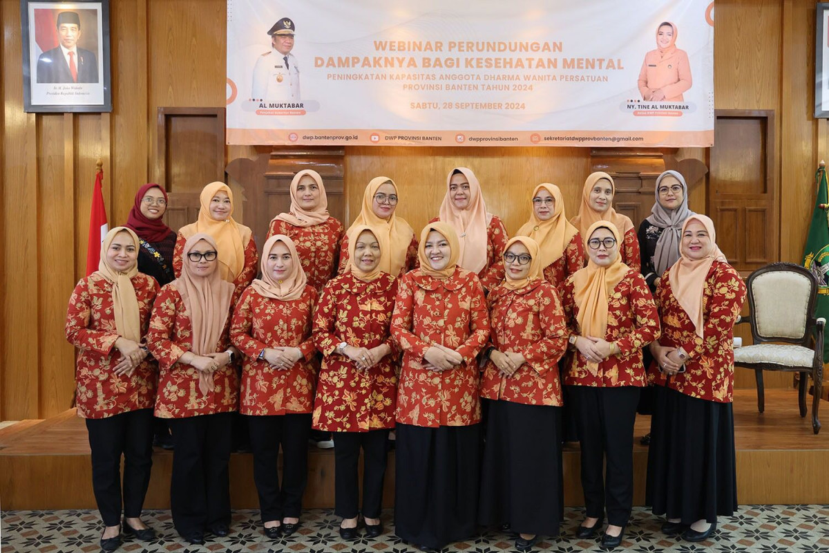 Wujudkan Pendidikan Bebas dari Kekerasan, DWP Banten Gelar Webinar Dampak Perundungan Bagi Kesehatan Mental