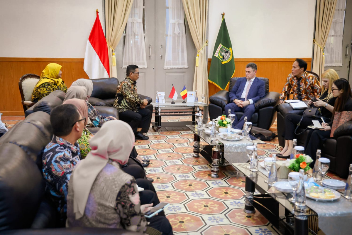 Gubernur Banten Andra Soni Terima Kunjungan Dubes Rumania Dan Adrian Balanescu