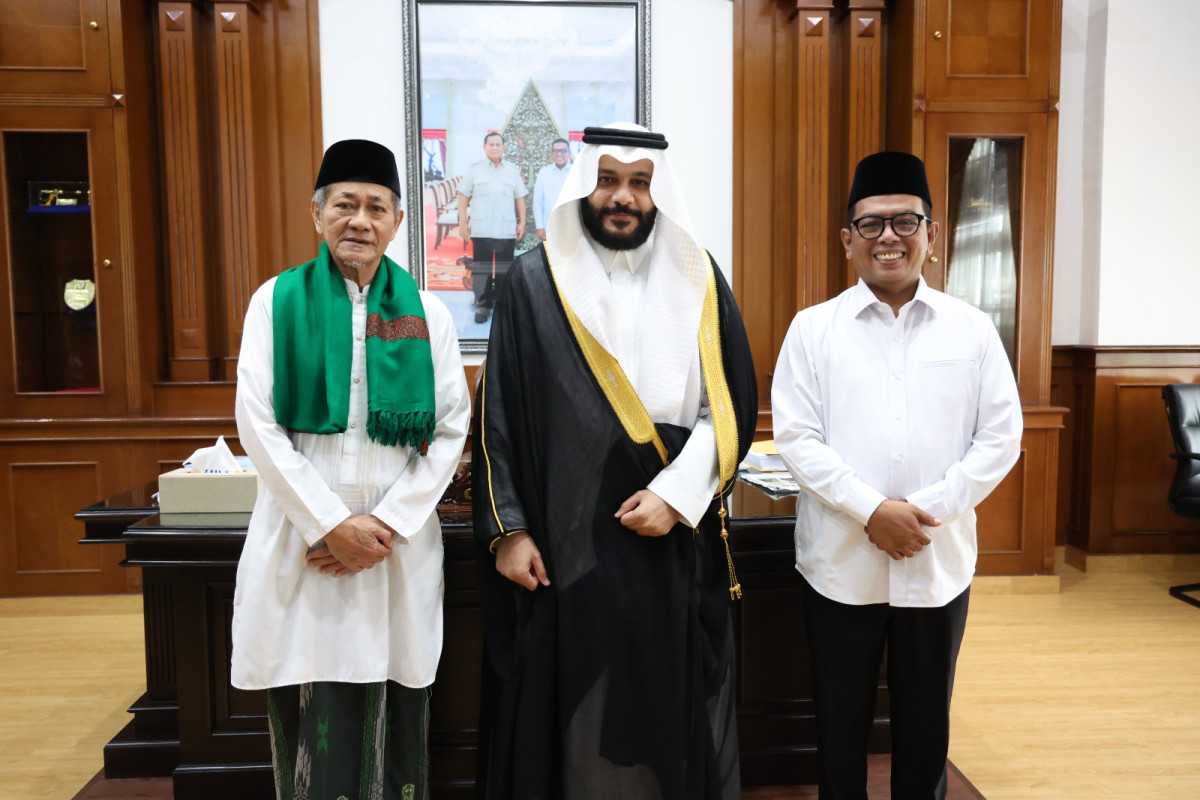 Gubernur Banten Andra Soni Sambut Imam Besar Masjidil Haram Syekh Abdurrahman Al Ausy