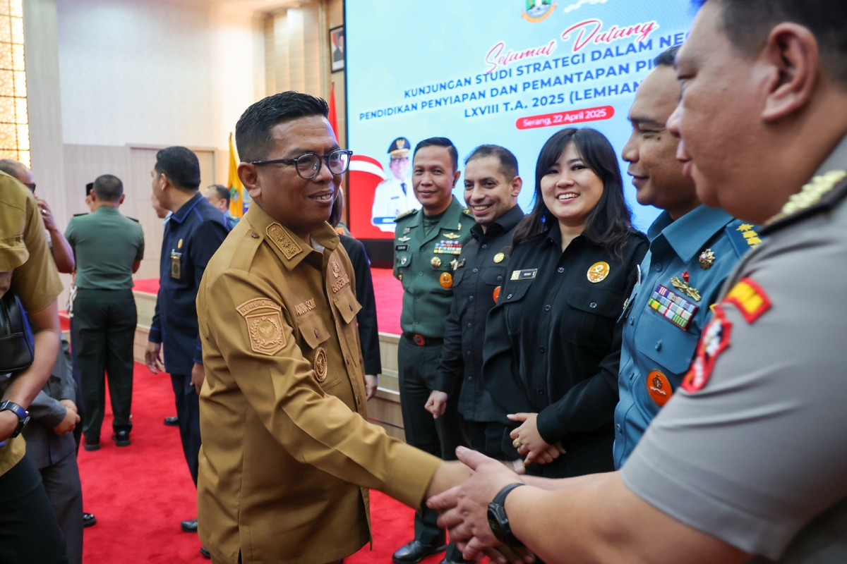 Gubernur Banten Andra Soni Terima Kunjungan SSDN Lemhannas RI