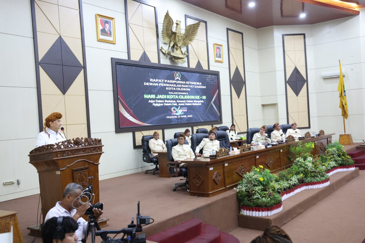 Wakil Gubernur Banten A Dimyati Natakusuma :   Hari Jadi Kota Cilegon ke-26 Momentum Tingkatkan Pelayanan dan Dorong Investasi