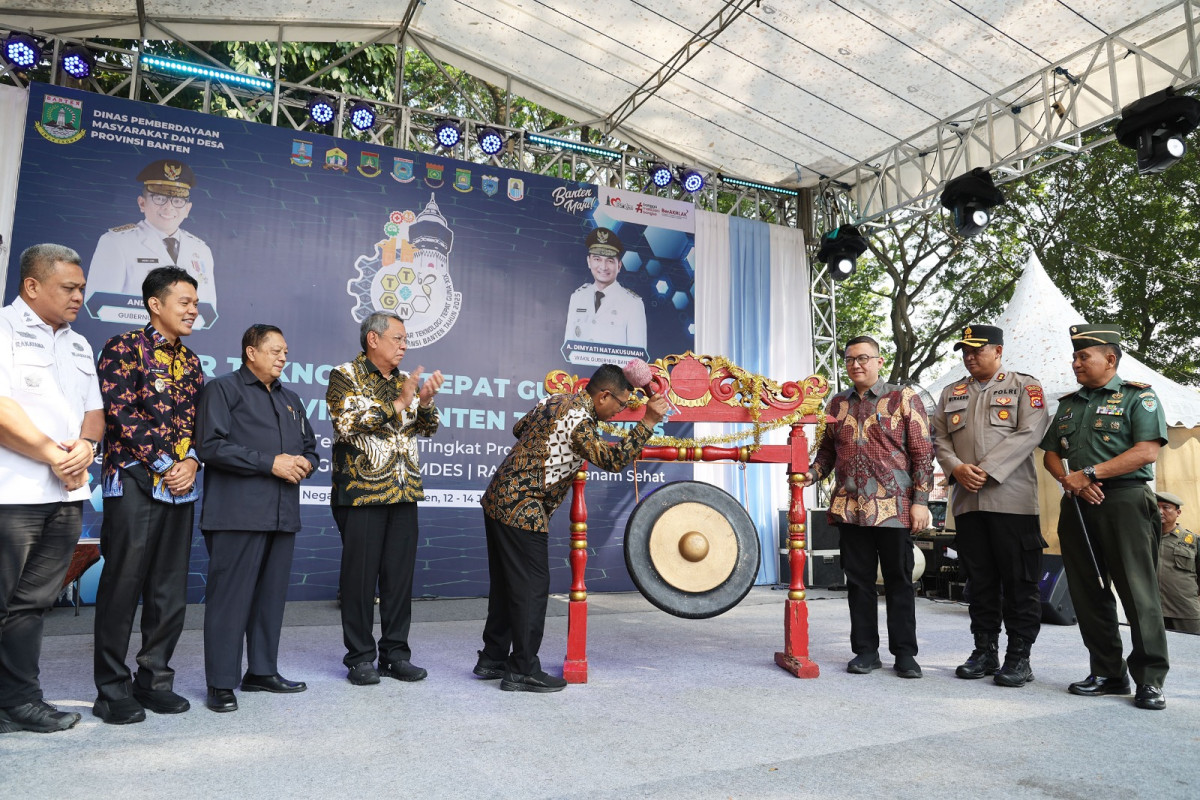 Gelar TTG XIX Tahun 2025, Gubernur Banten Andra Soni: Pemprov Banten Komitmen Dukung Karya Inovasi Anak Bangsa
