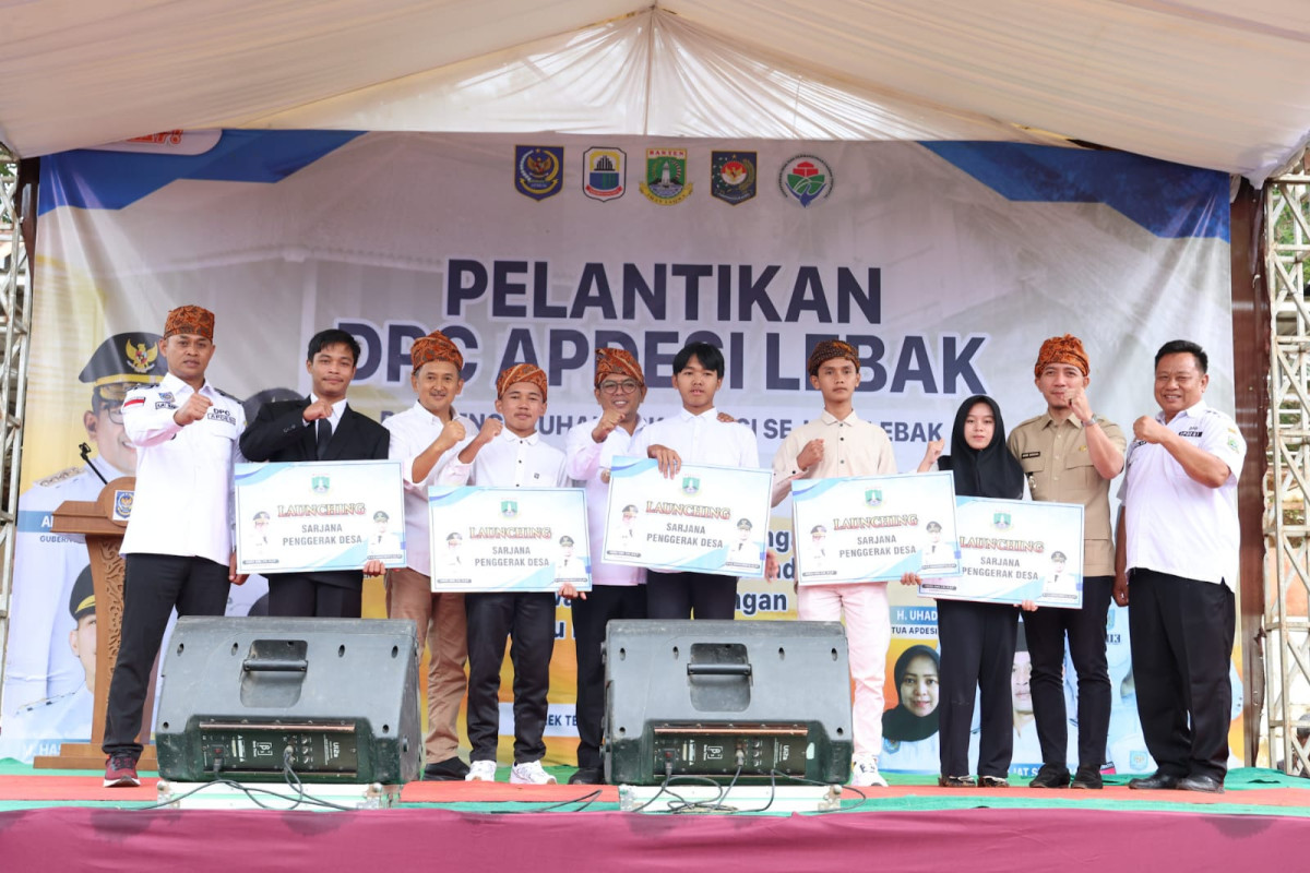 Gubernur Banten Andra Soni Meluncurkan Program Sarjana Penggerak Desa
