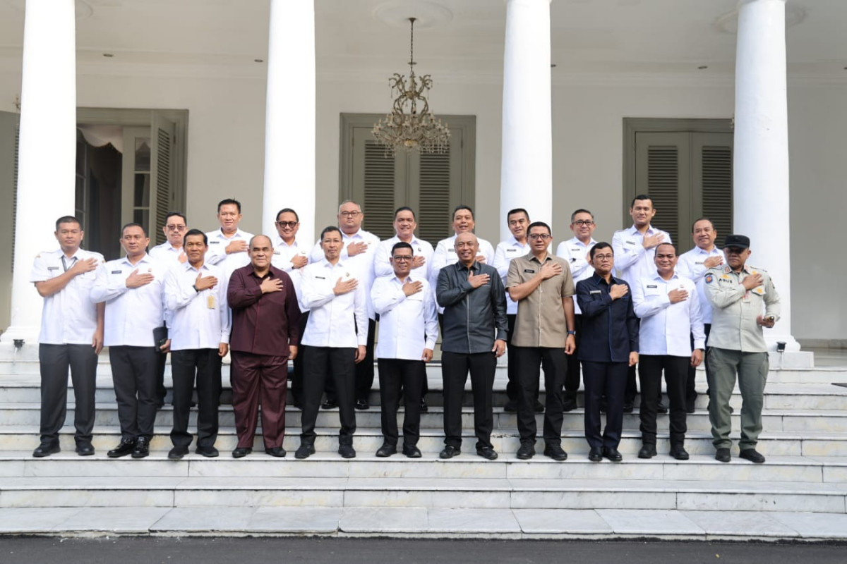 Gubernur Banten Andra Soni Terima Kunjungan Peserta PKDN Sespimti Polri Tahun 2025