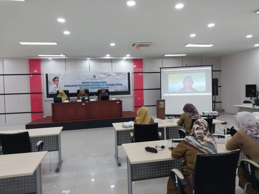DP3AKKB Provinsi Banten Gelar Rapat Koordinasi Evaluasi Pengarusutamaan Gender