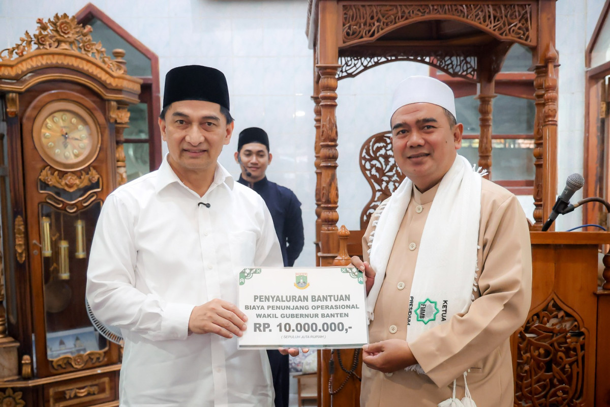 Wagub Banten A Dimyati Natakusumah : Masjid Makmur, InsyaAllah Masyarakatnya Makmur