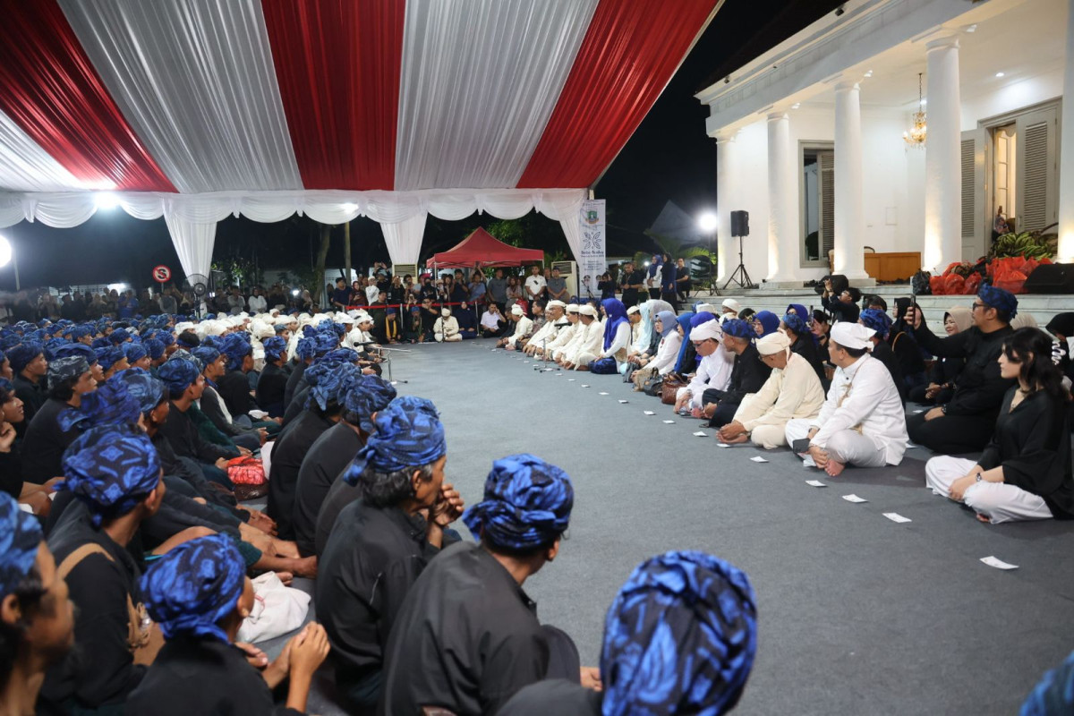 Gubernur Banten Andra Soni Terima Seba Gede Masyarakat Baduy