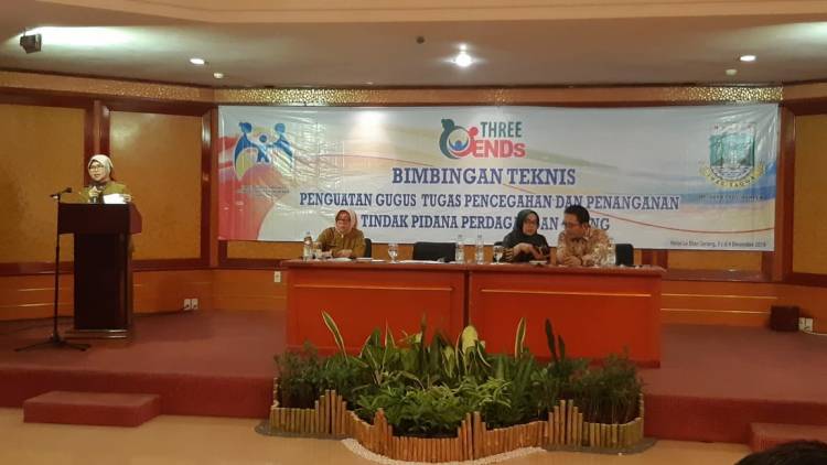 DP3AKKB BANTEN : MEMPERKUAT GUGUS TUGAS TINDAK PIDANA PERDAGANGAN ORANG 