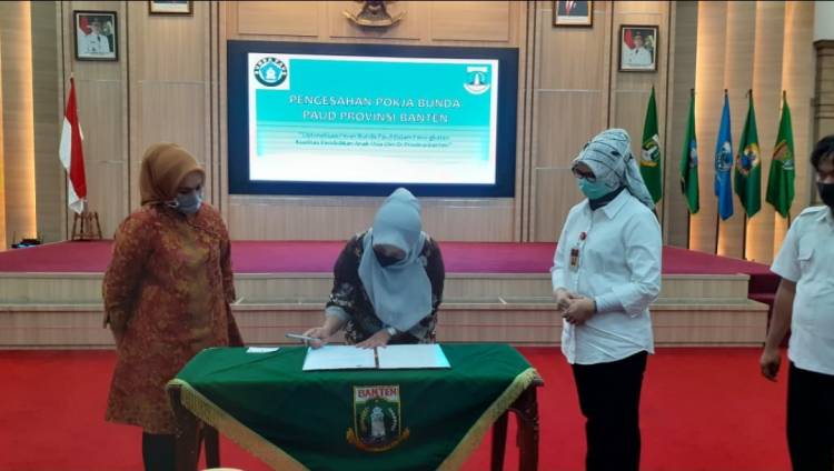 Pengesahan Pokja Bunda PAUD Provinsi Banten