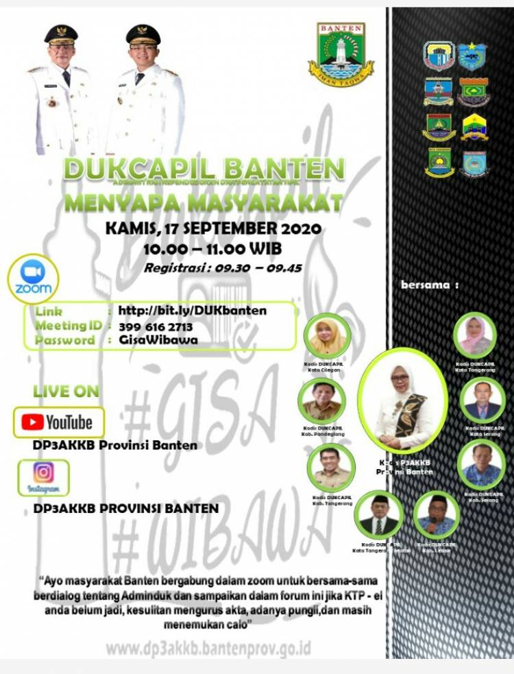 DUKCAPIL BANTEN MENYAPA MASYARAKAT 