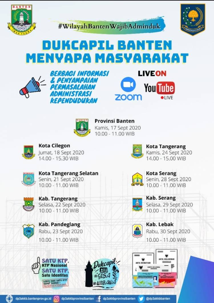 DUKCAPIL BANTEN MENYAPA MASYARAKAT