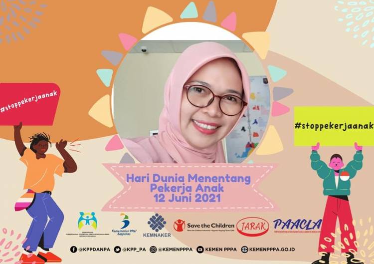 Peringatan Hari Dunia Menetang Pekerja anak (World Day Against Child Labour 2021).  