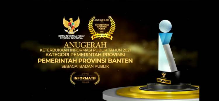 DP3AKKB BANTEN MENGUCAPKAN ATAS PENGHARGAAN INFORMATIF UNTUK PEMERINTAH PROVINSI BANTEN