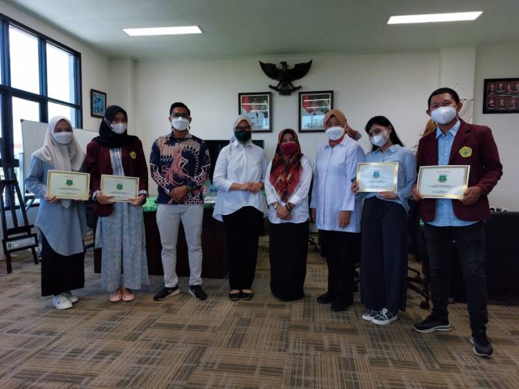 Perpisahan Mahasiswa PKL Untirta di DP3AKKB Banten