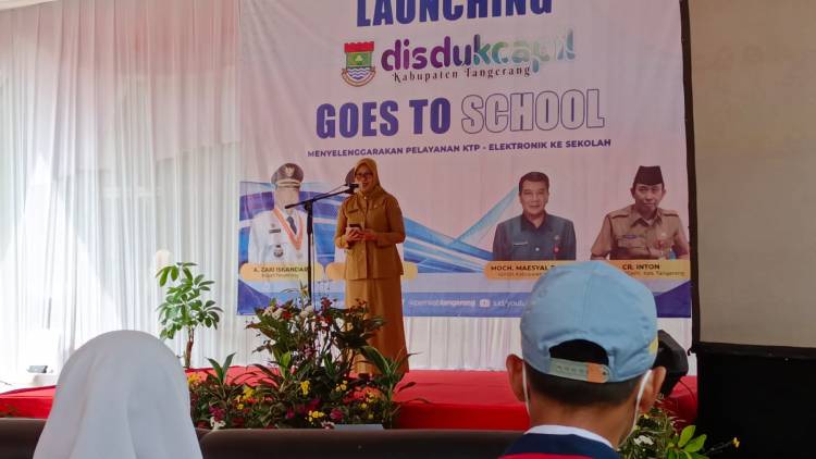 Kabupaten Tangerang Launching Disdukcapil Goes To School