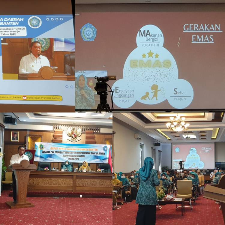 Lounching Gerakan Emas ( pEngayaan lingkungan, Makanan bergizi, Sehat )