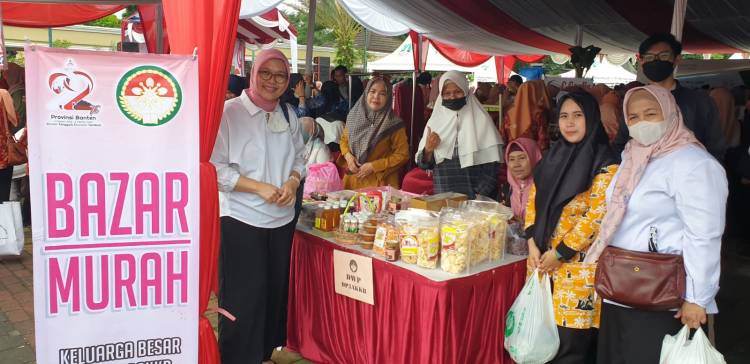 Bazaar Murah DWP DP3AKKB Dalam Rangka HUT Banten