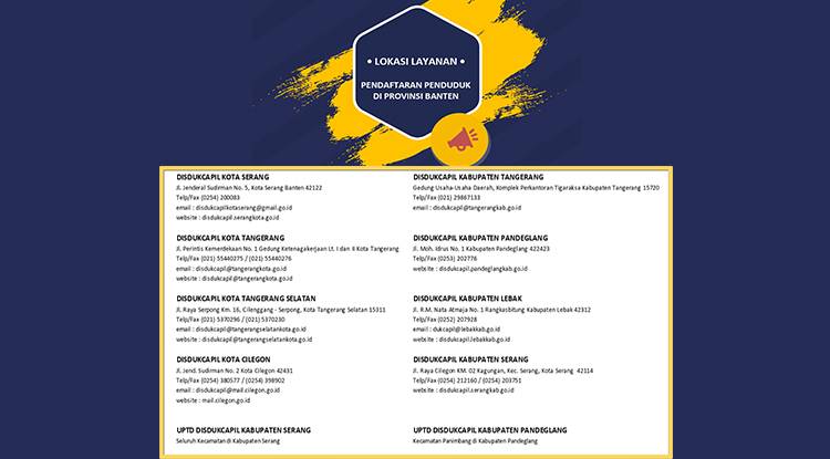 LOKASI LAYANAN PENDAFTARAN PENDUDUK